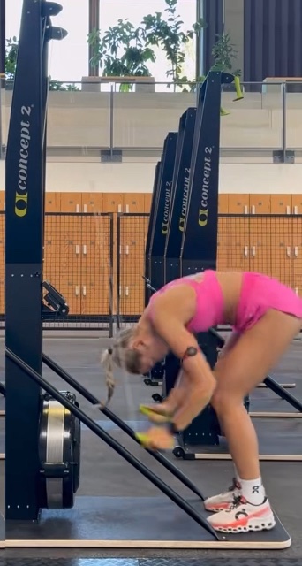 Finish · Repetition 2 at 3.43 seconds